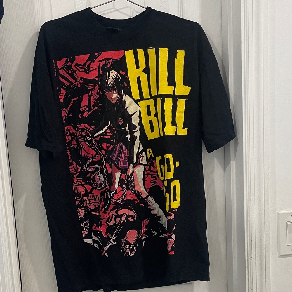 Mask and Disguise Kill Bill Gogo Graphic T-Shirt size large